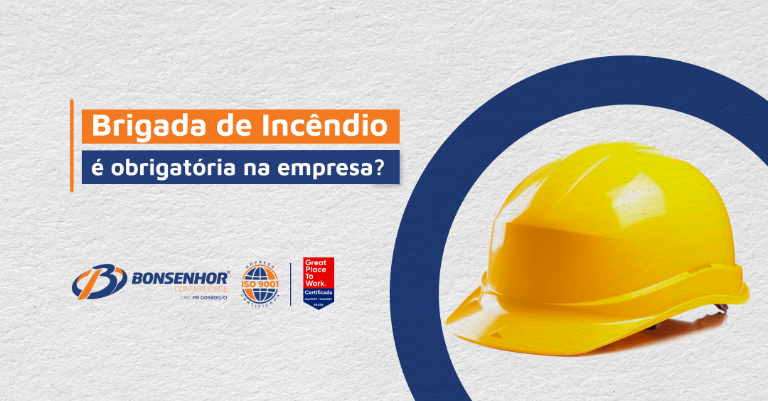 Toda empresa precisa ter equipe de brigada de incêndio.